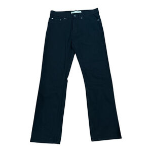 Denver Hayes Pants Mens 30x30 Black Straight Leg Stretch Casual Denim Jeans